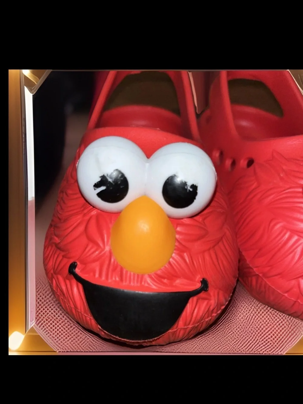 Sesame Street Elmo Face Eyes Character Slip-On Shoes/Slip-On Sandals Unisex C6